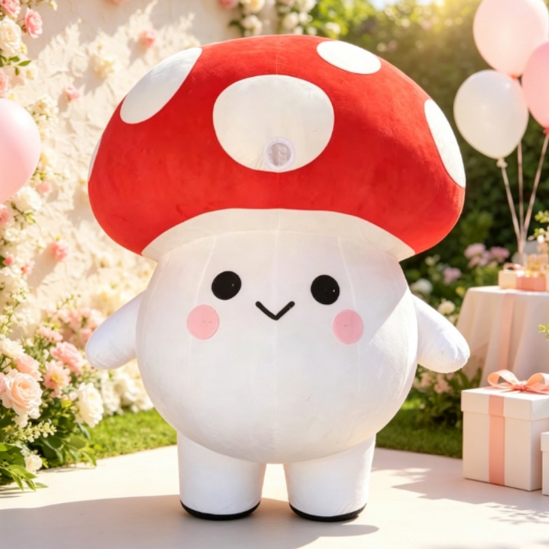 Inflatable Mushroom Mascot Cos - Costumes review and price