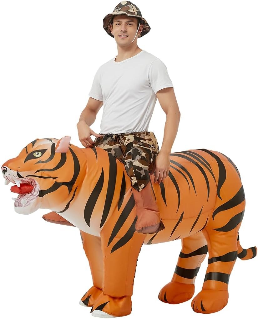 Inflatable Tiger Costume for A - Costumes review and price