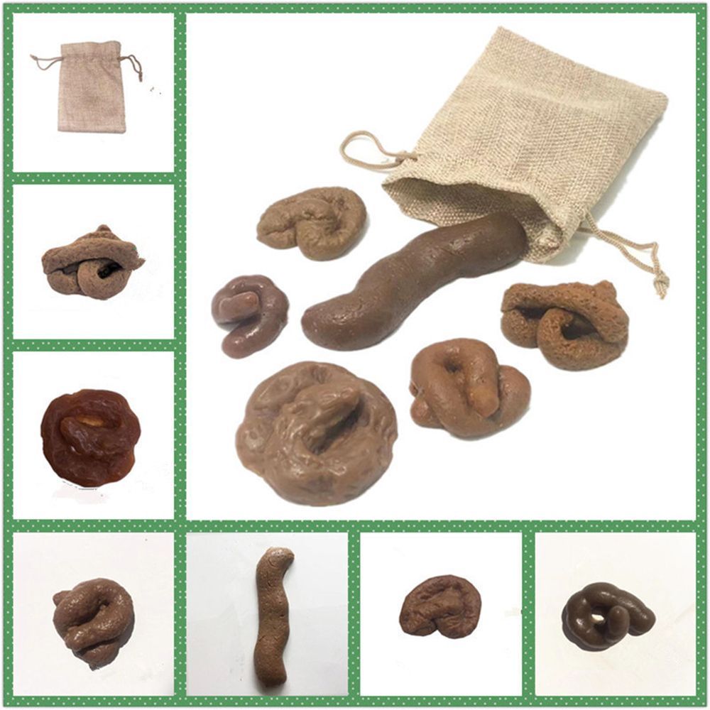 6Pcs Joke Tricky  Gadget Squis - Fake Poop Gag Gift review and price