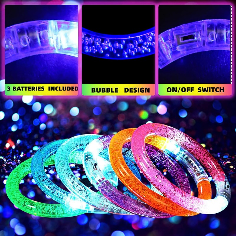1-100PCS Halloween LED Acrylic - Glow In The Dark Party Glasses review and price